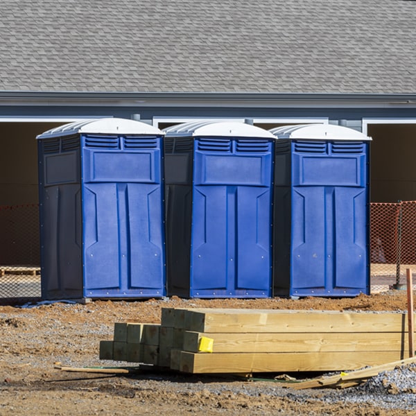 what is the expected delivery and pickup timeframe for the portable restrooms in Wheeler NY